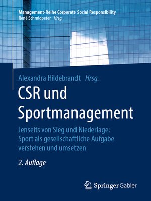 cover image of CSR und Sportmanagement